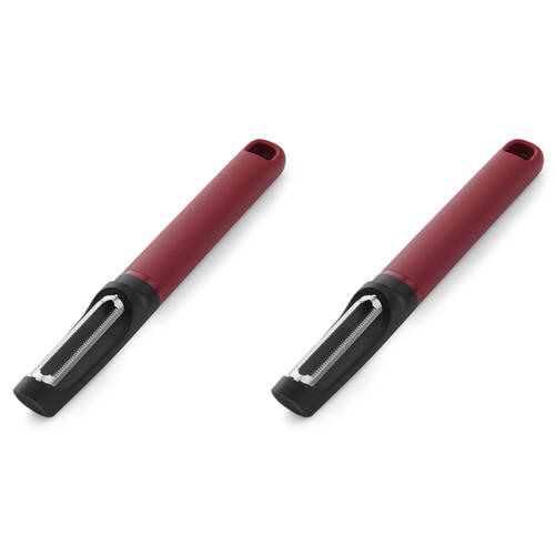 2PK KitchenAid Classic Euro Fruit/Vegetable Peeler Cooking Utensil Empire Red