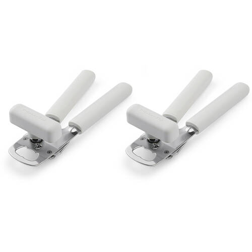 2PK KitchenAid Classic Multifunction Can Opener/Tool w/Bottle Opener Porcelain White