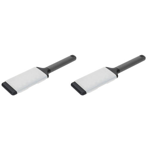 2PK KitchenAid Classic Medium Etched Handheld Grater Kitchen Utensil Charcoal Grey