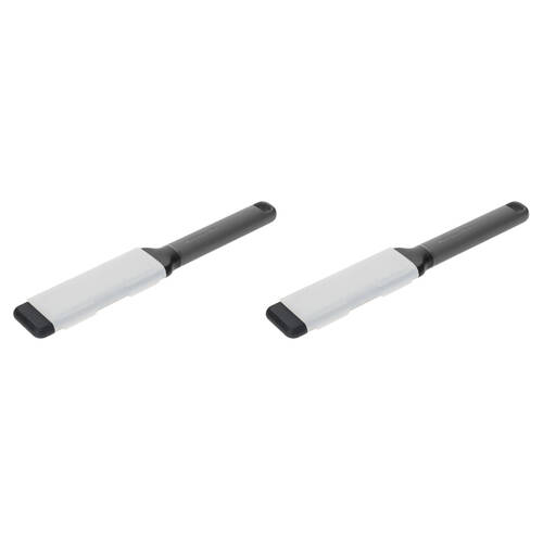 2PK KitchenAid Classic Fine Etched Handheld Grater Kitchen Utensil Charcoal Grey