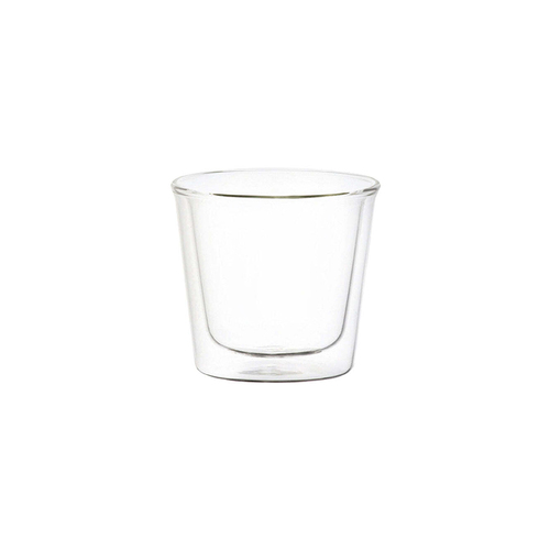 Kinto Cast Double Walled 250ml Gin/Tonic Rock Glass Cup - Clear