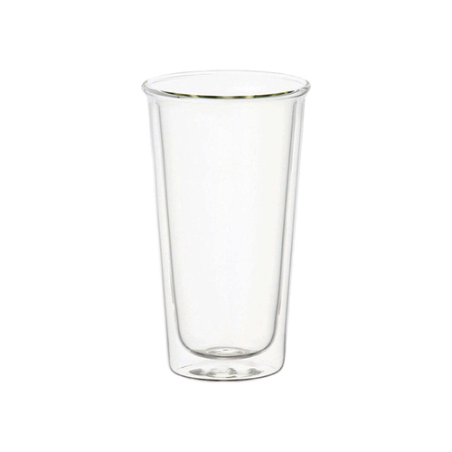 Kinto Cast Double Walled 340ml Beer Glass Cup - Clear