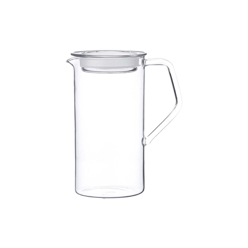 Kinto Cast 750ml Glass Water Jug w/ Lid Glassware Small - Clear