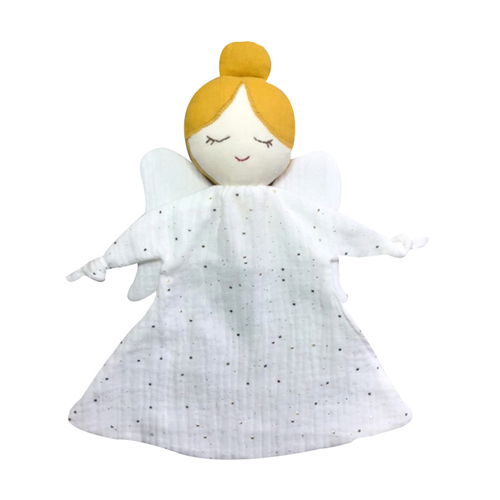 Kikadu Christmas 28.5cm Doll Angel Towel Baby 0m+ Toy - White