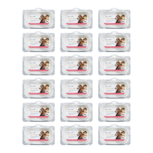 48pc Topchef 19x8cm Rectangle  Cake Liners Baking Sheet - White
