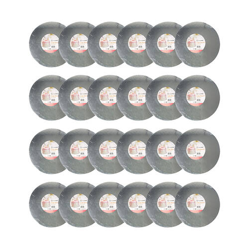 24PK Topchef 35cm Round Cake Board Baking Accessory - Grey