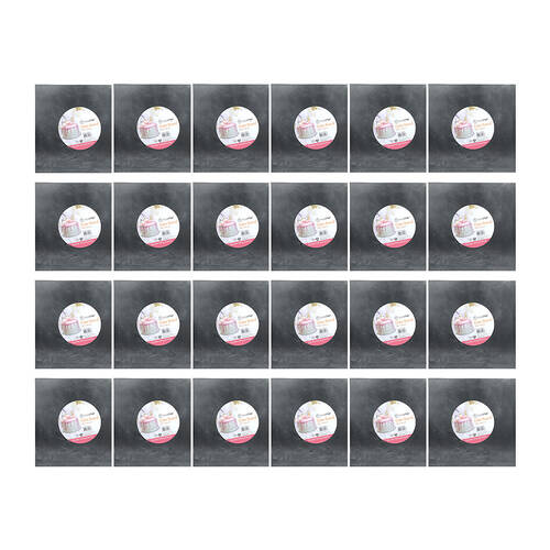 24PK Topchef 30cm Square Cake Board Baking Accessory - Grey