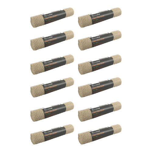 12PK Topchef Non Slip Drawer/Cabinet Liner 30x150cm - Brown