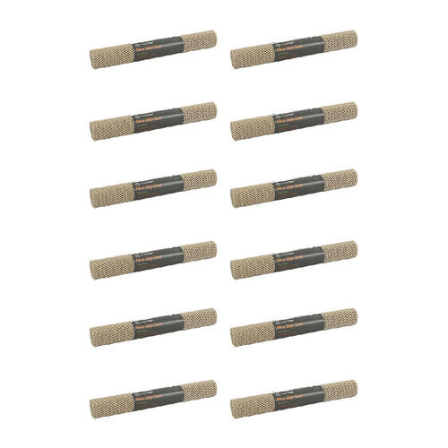 12PK Topchef Non Slip Drawer/Cabinet Liner 40x100cm - Brown