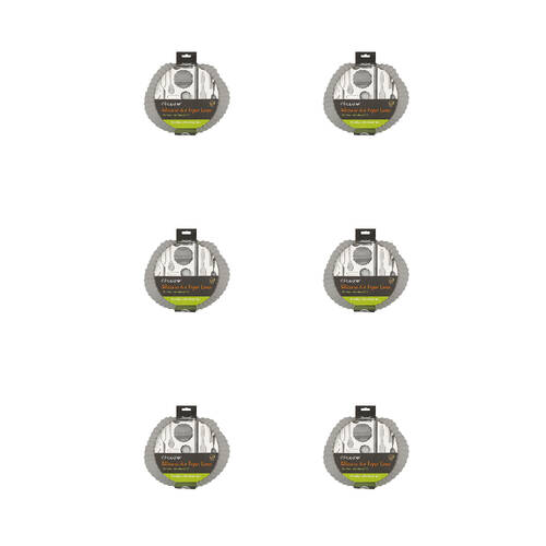 6PK Topchef Non Stick Silicone Air Fryer Liner Round 22cm