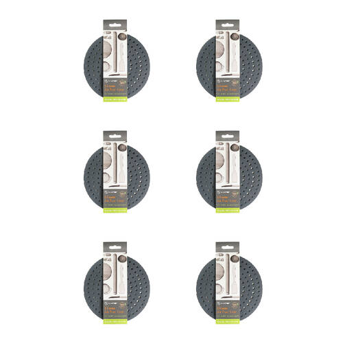 12pc Topchef Silicone Air Fryer Liner Set Round 20cm - Grey
