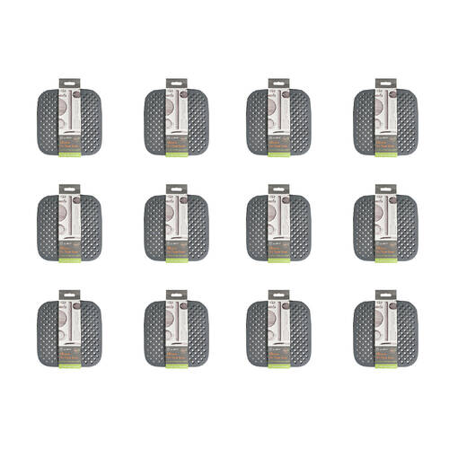 24pc Topchef Silicone Air Fryer Liner Set Square 20cm - Grey