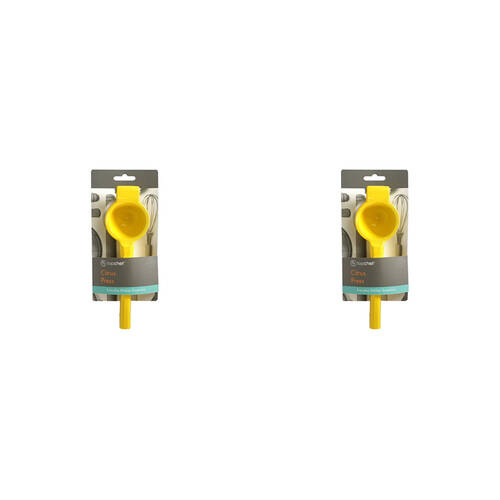 2PK Topchef Aluminium Durable Citrus Press Squeezer - Yellow