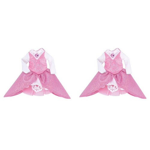 2PK Kruselings Vera Magic Fairy Dress Outfit Baby Girl Doll Clothes Pink