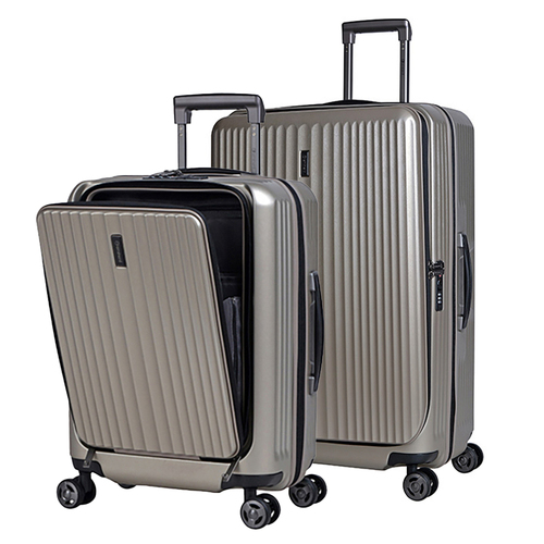 2pc Eminent 20"/28" Trolley Travel Luggage Travel Suitcase S/L - Champagne