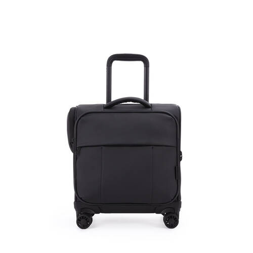 Kate Hill Willow Travel Luggage Mini Carry-On Bag Suitcase Lightweight Black