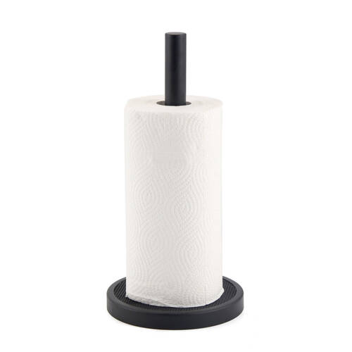 Classica Nero Mesh Paper Roll Holder Rust Resistant 33cm Black