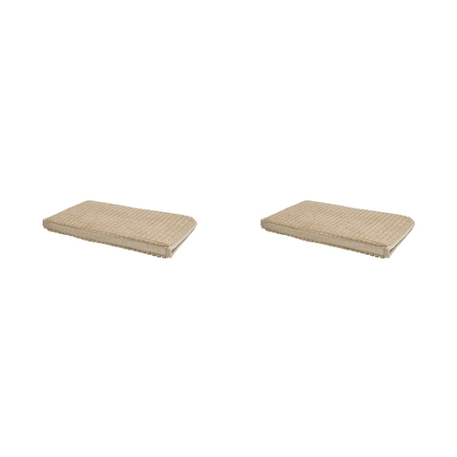 2PK Bambury Kitchen Organisation Microfibre Deluxe Dish Drying Mat Mocha