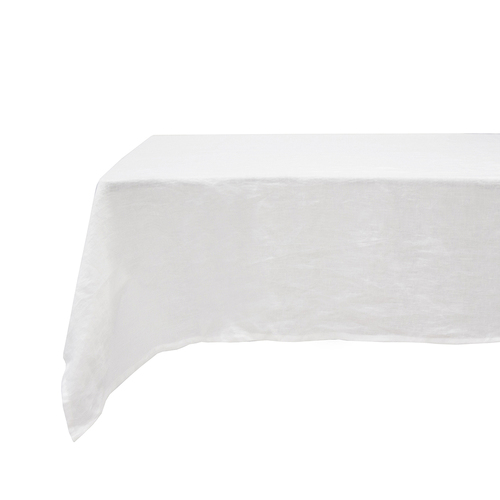 Bambury Tableware/Dinnerware Linen Tablecloth 150x275cm Ivory