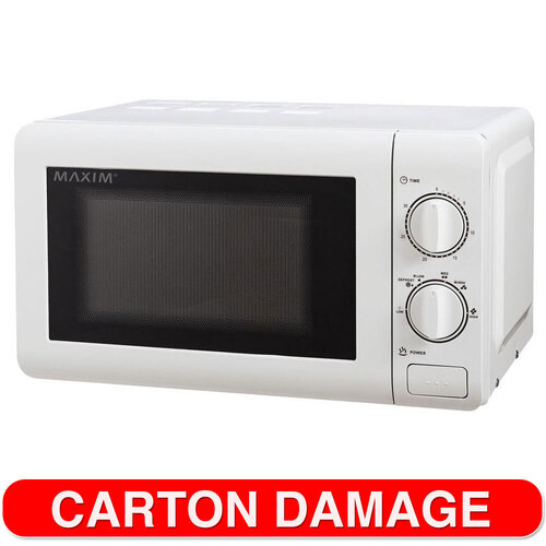 Maxim Kitchen Pro 20L Manual Microwave Oven