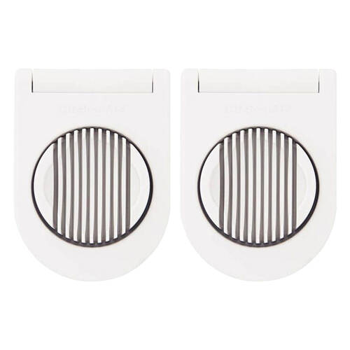 2PK KitchenAid Universal Essential Cheese/Boiled Egg Slicer White