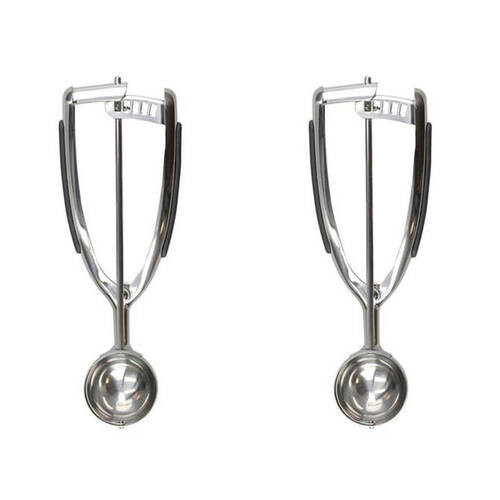 2PK KitchenAid Universal Ice Cream/Dessert Scooper Utensil Stainless Steel