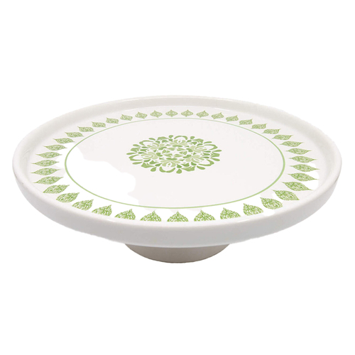 Rayell Moroccan Madness 9x26cm Ceramic Cake Stand - Sage