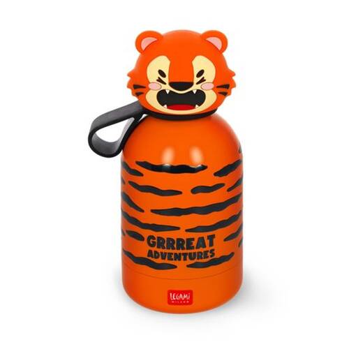 Legami BFF Kids Bottle Tiger Theme Vacuum Flask 12Hr Hot 24Hr Cold 310ml