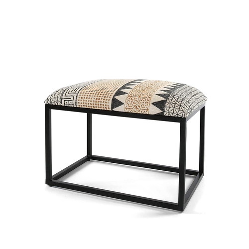 DWBH Kaleb 60x40cm Bench/Chair w/ Cushion Home Decor