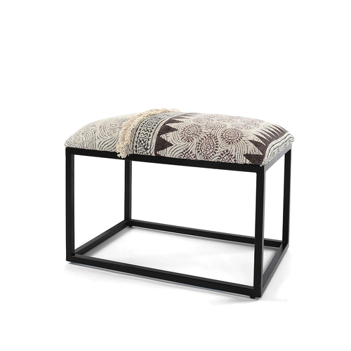 DWBH Kandy 60x40cm Bench/Chair w/ Cushion Home Decor