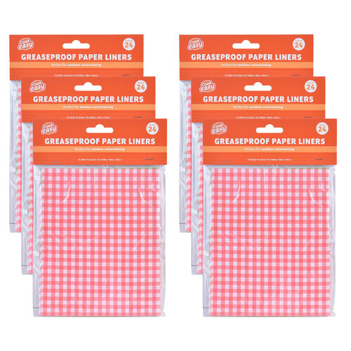 144pc Cook Easy Greaseproof Multipurpose Food Paper Liners