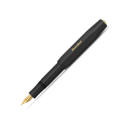 Kaweco Classic Sport Plastic Fountain Pen Fine Nib - Black