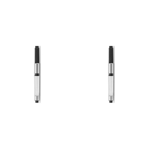 2PK Kaweco Fountain Pen Ink Converter For Special/Supra/Parkeo Pearl BLK/Chrome