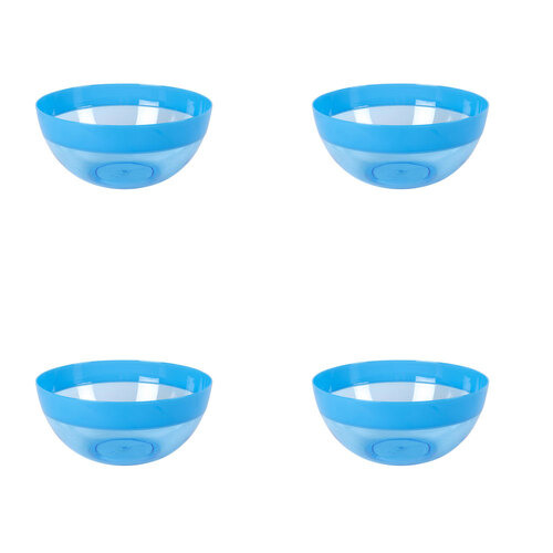 4PK Urban Kitchen Salad Bowl Two-Toned Blue 26.5cm Stylish Design