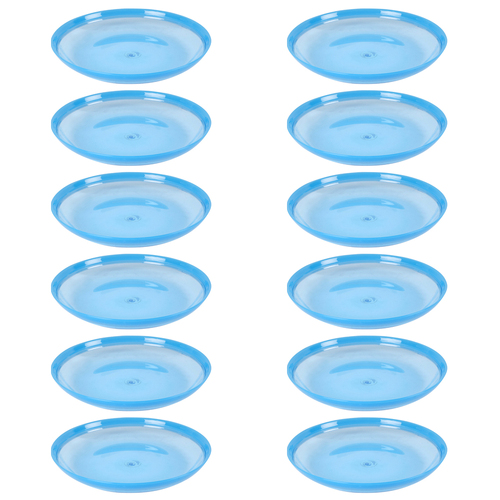 12PK Urban Kitchen Small Plate Two-Tone Blue 20cm Functional 20cm