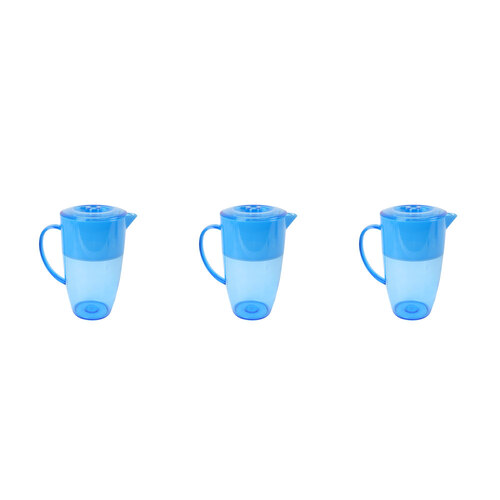 3PK Urban Kitchen Pitcher w/ Lid Two-Tone Blue 2.2L Functional 26x11.5cm