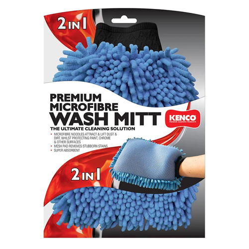 Kenco 2 In 1 Premium Microfibre Wash Mitt