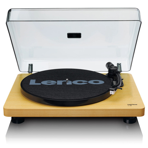 Lenco L-30 Turntable Record Player w/ USB/PC Encoding - Wood