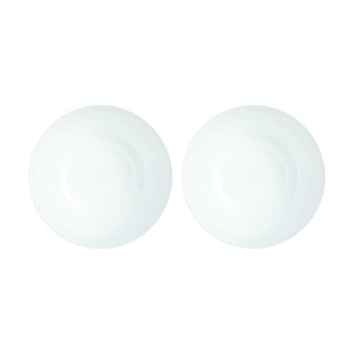 2PK Luminarc Diwali Salad Bowl 26x11cm Serveware Opal Glass White