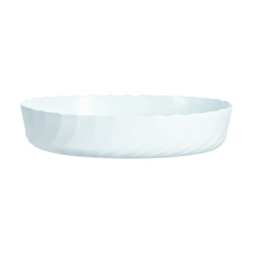 Luminarc Smart Trianon Oval Baking Dish 36x28cm Bakeware Opal Glass White
