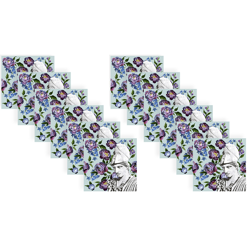 240pc Paper+Design Luncheon 3-Ply Napkin 33x33cm - Memories