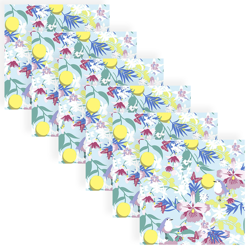 120pc Paper+Design Luncheon 3-Ply Napkin 33x33cm - Dream Garden