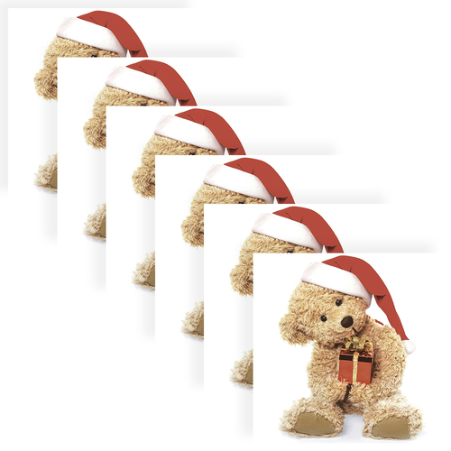 120pc Paper+Design Luncheon 3-Ply Napkin 33x33cm - Cute Xmas