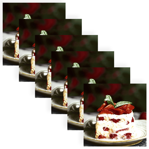 120pc Paper+Design Luncheon 3-Ply Napkin 33x33cm - Strawberry Cake