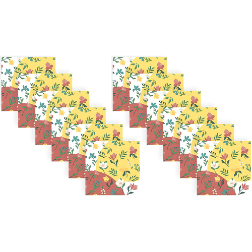 240pc Paper+Design Luncheon 3-Ply Napkin 33x33cm - Flora Joy