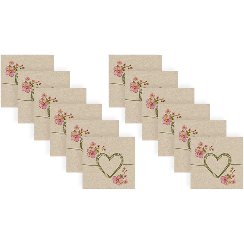 240pc Paper+Design Luncheon 3-Ply Napkin 33x33cm - Passion