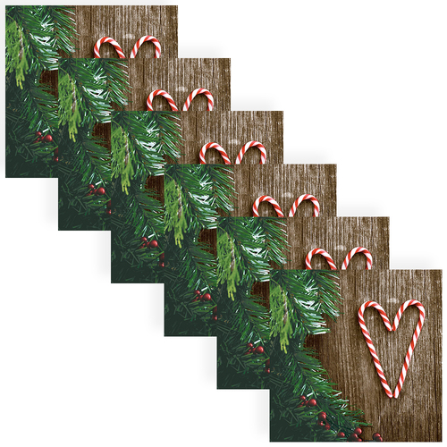 120pc Paper+Design Luncheon 3-Ply Napkin 33x33cm - Sweetheart