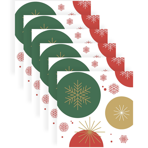 120pc Paper+Design Luncheon 3-Ply Napkin 33x33cm - Joyful Pattern