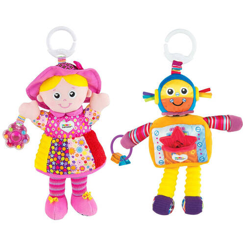 2pc Lamaze Play and Grow Doll - My Friend Emily/Mitchell Moonwalker