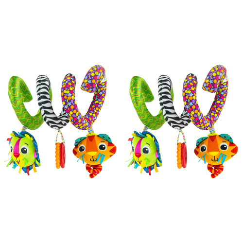 2PK Lamaze Activity Spiral Stroller Toy Baby/Infant 0m+
